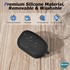 Microsonic Sony WF-1000XM5 Kılıf Askılı Mat Silikon Siyah 3