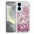 Microsonic TECNO Camon 19 Neo Kılıf Glitter Liquid Holder Pembe 1