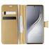 Microsonic TECNO Camon 40 Pro Kılıf Delux Leather Wallet Gold 1