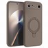 Microsonic TECNO Spark Slim 5G Kılıf Aura Stant MagSafe Kahverengi 1