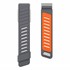 Microsonic WHOOP 5 0 Kordon Silicone Sport Band Gri Turuncu 3