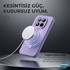 Microsonic Xiaomi Redmi Note 15 4G Kılıf Aura Stant MagSafe Lila 2