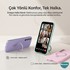 Microsonic Xiaomi Redmi Note 15 4G Kılıf Aura Stant MagSafe Lila 3