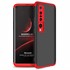 Microsonic Xiaomi Mi 10 Pro Kılıf Double Dip 360 Protective Siyah Kırmızı 1