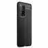 Microsonic Xiaomi Mi 10T Pro Kılıf Deri Dokulu Silikon Siyah 2