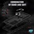 Microsonic Xiaomi Mi 12T Kılıf Military Ring Holder Siyah 5
