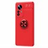 Microsonic Xiaomi Mi 12 Kılıf Kickstand Ring Holder Kırmızı 2