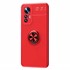 Microsonic Xiaomi Mi 12T Pro Kılıf Kickstand Ring Holder Kırmızı 2