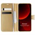 Microsonic Xiaomi Mi 13T Kılıf Delux Leather Wallet Gold 1