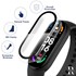 Microsonic Xiaomi Mi Band 7 Kılıf Matte Premium Slim WatchBand Siyah 3