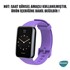 Microsonic Xiaomi Mi Band 7 Pro Kordon Silicone Sport Band Lila 2