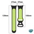 Microsonic Xiaomi Redmi Watch 5 Rainbow Gently Band Kordon Siyah Yeşil 5