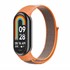 Microsonic Xiaomi Mi Band 8 Hasırlı Kordon Woven Sport Loop Turuncu 1
