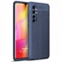 Microsonic Xiaomi Mi Note 10 Lite Kılıf Deri Dokulu Silikon Lacivert 1