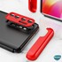 Microsonic Xiaomi Mi Note 10 Lite Kılıf Double Dip 360 Protective Siyah Kırmızı 4