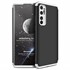 Microsonic Xiaomi Mi Note 10 Lite Kılıf Double Dip 360 Protective Siyah Gri 1