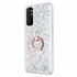 Microsonic Xiaomi Mi Note 10 Lite Kılıf Glitter Liquid Holder Gümüş 2