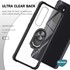 Microsonic Xiaomi Mi Note 10 Lite Kılıf Grande Clear Ring Holder Siyah 5