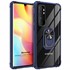 Microsonic Xiaomi Mi Note 10 Lite Kılıf Grande Clear Ring Holder Lacivert 1