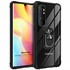Microsonic Xiaomi Mi Note 10 Lite Kılıf Grande Clear Ring Holder Siyah 1