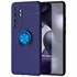 Microsonic Xiaomi Mi Note 10 Lite Kılıf Kickstand Ring Holder Lacivert 1