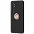 Microsonic Xiaomi Mi Note 10 Lite Kılıf Kickstand Ring Holder Siyah Rose 2