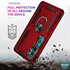 Microsonic Xiaomi Mi Note 10 Lite Kılıf Military Ring Holder Gümüş 3