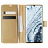 Microsonic Xiaomi Mi Note 10 Pro Kılıf Delux Leather Wallet Gold 1