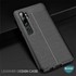 Microsonic Xiaomi Mi Note 10 Pro Kılıf Deri Dokulu Silikon Lacivert 4