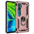 Microsonic Xiaomi Mi Note 10 Pro Kılıf Military Ring Holder Rose Gold 1