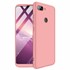 Microsonic Xiaomi Mi 8 Lite Kılıf Double Dip 360 Protective Rose Gold 1