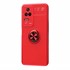 Microsonic Xiaomi Poco F4 Kılıf Kickstand Ring Holder Kırmızı 2