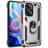 Microsonic Xiaomi Poco F5 Kılıf Military Ring Holder Gümüş 1