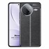 Microsonic Xiaomi Poco F7 Pro Kılıf Deri Dokulu Silikon Siyah 1
