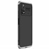 Microsonic Xiaomi Poco M4 Pro 4G Kılıf Double Dip 360 Protective Siyah Gri 2