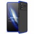 Microsonic Xiaomi Poco X4 Pro 5G Kılıf Double Dip 360 Protective Siyah Mavi 1