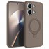 Microsonic Xiaomi Poco X8 Pro Max Kılıf Aura Stant MagSafe Kahverengi 1