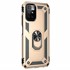 Microsonic Xiaomi Redmi 10 Kılıf Military Ring Holder Gold 2