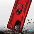 Microsonic Xiaomi Redmi 10 2022 Kılıf Military Ring Holder Kırmızı 4