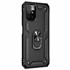 Microsonic Xiaomi Redmi 10 Kılıf Military Ring Holder Siyah 2