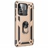 Microsonic Xiaomi Poco C40 Kılıf Military Ring Holder Gold 2
