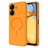 Microsonic Xiaomi Redmi 13C Kılıf Zeno MagSafe Turuncu 1