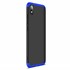 Microsonic Xiaomi Redmi 7A Kılıf Double Dip 360 Protective Siyah Mavi 2