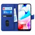 Microsonic Xiaomi Redmi 8 Kılıf Fabric Book Wallet Lacivert 1