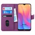 Microsonic Xiaomi Redmi 8A Kılıf Fabric Book Wallet Mor 1