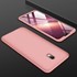 Microsonic Xiaomi Redmi 8A Kılıf Double Dip 360 Protective Rose Gold 4