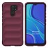 Microsonic Xiaomi Redmi 9 Kılıf Oslo Prime Bordo 1