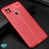 Microsonic Xiaomi Redmi 10A Kılıf Deri Dokulu Silikon Kırmızı 3