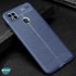 Microsonic Xiaomi Redmi 9C Kılıf Deri Dokulu Silikon Lacivert 3