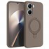 Microsonic Xiaomi Redmi A7 Pro Kılıf Aura Stant MagSafe Kahverengi 1